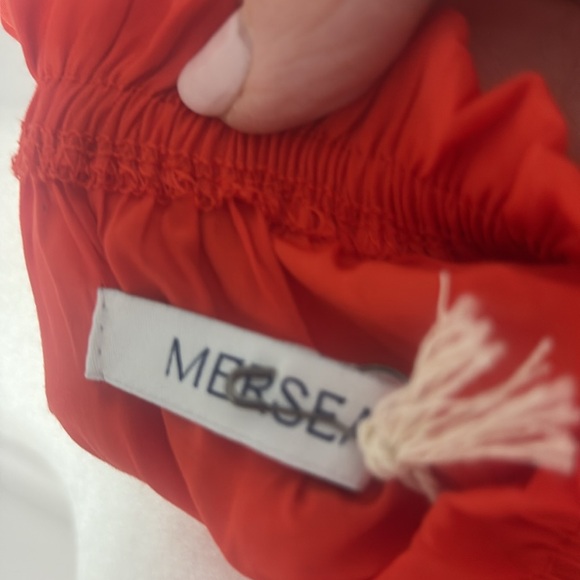 NWT Mersea Tulum Women’s Dress In Sunset. Sz L. 34" long, pit to pit 22" - Picture 8 of 11